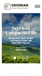Mobile Screenshot of cochranfuneralhomes.com